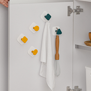 Crochets muraux adhésifs en acier au carbone <span class=keywords><strong>pour</strong></span> suspendre des serviettes, crochets imperméables et antirouille, crochets autocollants <span class=keywords><strong>pour</strong></span> salle <span class=keywords><strong>de</strong></span> bain, crochets adhésifs résistants - Product Image 6