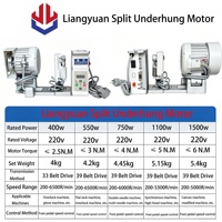 Motor Mesin Jahit Tipe Split LIANGYUAN 220V 550W, Colokan EU, Hemat Energi, Kawat Tembaga Murni, Pemasangan Mudah