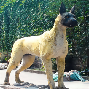 Chien animatronique réaliste pour centres commerciaux, espaces publics, parcs d'aventure - Animaux simulés en résine durable pour les parcs - Product Image 4