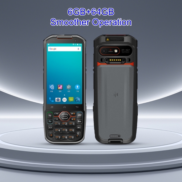 Rugged IP66 Industrial Android Handheld Terminal with Octa Core 4G Full Netcom IoT Data Collector for Warehouse Logistics