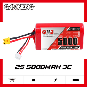 GNB GAONENG Li-ion <b>Battery</b> 2S 5000MAH 7.4V 3C for Jumper T20 GEMINI TX RX Transmitter Receiver - Product Image 2