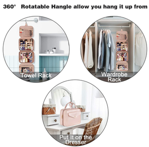 Sacs de rangement tendance, trousse de toilette et de maquillage portable, ensemble de trousse de toilette, sac de rangement pour maquillage - Product Image 6