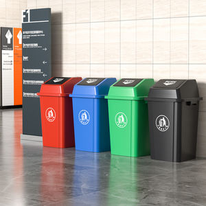 YYN 30L/50L/80L/100L Hot Selling Afvalbak met Zwenkdeksel voor Hotel, Plaza, Tuin, Industrie, Huis, Restaurant - Plastic Prullenbak - Product Image 2