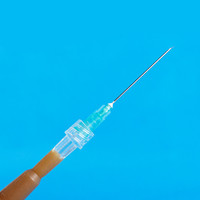 Ensemble de perfusion vétérinaire jetable en PVC avec aiguille certifié CE pour moutons, chèvres, bovins