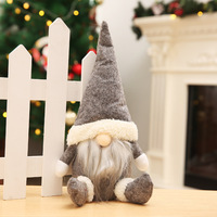 Décorations de Noël, Poupée sans visage du Père Noël, Présentoir, Fournitures de Noël, Décoration de style nordique