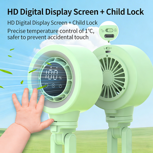 Ventilador Portátil Recargable de 4000mAh y 5V con Clip para el Cuidado del Bebé, con Brisa Natural e Idioma Inglés para Mejorar la Calidad del Sueño del Bebé - Product Image 4