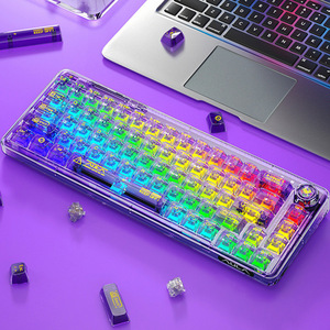Tarantula F68 Mechanical <b>Keyboard</b> 68 Keys <b>Wireless</b> RGB Backlit Hot-swappable Gaming <b>Keyboard</b> For Tablet PC - Product Image 1