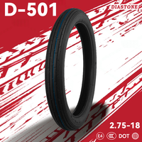 Pneus de moto 125cc 2.75-18 2.50-17 18 pouces, type tube, pour moto de banlieue, faible résistance au roulement