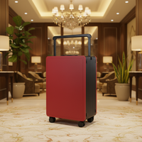 Maleta de Viaje Minimalista y Resistente con Carcasa Rígida de PC, Asa de Aluminio, Candado TSA, Equipaje de Mano para Negocios