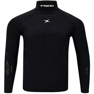 Chemise de protection professionnelle personnalisée pour homme, coupe résistante aux coupures, manches longues, compression, séchage rapide, imprimée, été, 100% coton - Product Image 1