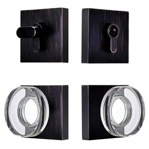 Glass Crystal Butterfly <strong>Door</strong> <strong>Knob</strong> Lock Set Polished Customized Color Durable Anti-Theft Key Zinc Alloy Iron <strong>Doors</strong> Bedroom - Product Image 6