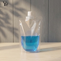 Pochettes à bec verseur épaisses pour boissons, sacs en plastique pour emballage de boissons en supermarché