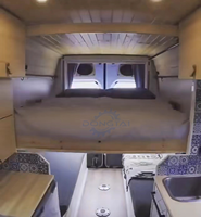Vente directe d'usine RV Camper électrique hydraulique soulever le lit de stockage pliant avec Remo