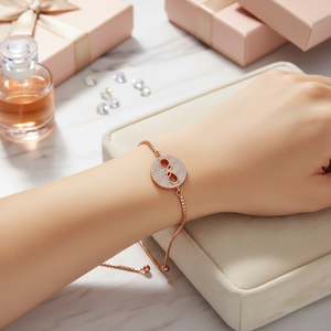 Infinity Design Clear Zircon Stone Wholesale Handmade Turkish <b>Adjustable</b> Tennis 925 Sterling Silver <b>Bracelet</b> - Product Image 3