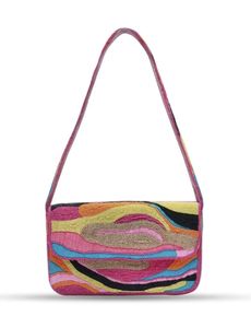 Sac vintage artisanal pour femme, design sophistiqué fait main, cuir véritable imperméable avec accents en cristal - Product Image 4