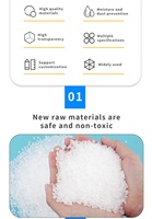 Sachet refermable à soufflet imprimé sur mesure, pochette transparente refermable à fond plat, résistante à l'humidité pour l'emballage et le stockage de foin et de nourriture pour animaux de compagnie