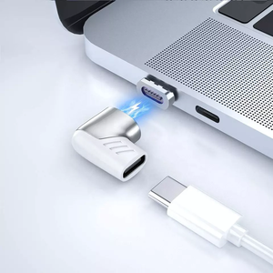 Cable de Carga Magnético PD de 100 W con Transferencia de Datos Tipo C USB-C 5A, Adaptador de Enchufe para Computadora Portátil <span class=keywords><strong>Mac</strong></span> - Product Image 1
