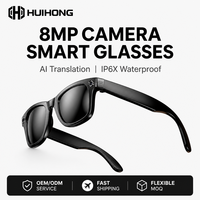 Lunettes caméra POV W610 – Enregistrement vidéo 4K en vue à la première personne, lunettes intelligentes avec IA, verres photochromiques, guide audio IA