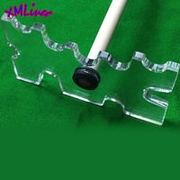 Billard Billard Repose Tête En Acrylique Transparent Porte-Baguette Tête PMMA TV Boule Dediceted Spider Repose Tête Billard Accessoires