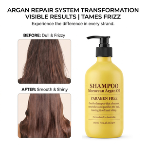 <span class=keywords><strong>Shampoo</strong></span> all'Olio di Argan Marocchino Senza Parabeni OEM, Pulizia Profonda, <span class=keywords><strong>Idratante</strong></span>, Anti-Crespo, Lisciante per <span class=keywords><strong>Capelli</strong></span> Danneggiati - Product Image 1