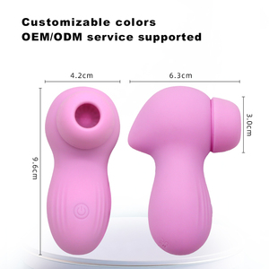 Adult <strong>Mini</strong> <strong>Suction</strong> Vibrator with Nipple Clitoral Sucking Licking Features G-Point Clit Tapping for Women - Product Image 2