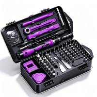 Kit de tournevis de précision 115-en-1, embouts magnétiques, outils de démontage, kit de réparation manuel pour téléphone, ordinateur portable, console de jeu, entretien domestique