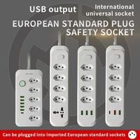 Multiprise standard brésilienne 125V pour l'Amérique du Sud, 15A, avec câble de sécurité