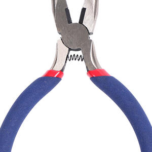 Alicates de punta fina DIY de 5 pulgadas con mordaza dentada de acero al cromo vanadio, con muelle, para manualidades y fabricación de joyas - Product Image 5