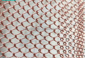 Nhà máy bán Chất lượng cao trang trí nhôm kim loại thép không gỉ lưới Chuỗi liên kết rèm - Product Image 6