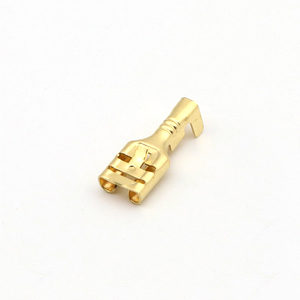 Conector de Horquilla Macho-Hembra de 6.3mm con Pines de Latón, Terminal de Empalme Automático para Crimpado DJ622-6.3B/C - Product Image 2