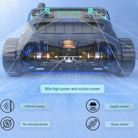Robot de nettoyage de piscine WYBOT S2, machine d'aspiration automatique, tortue aquatique avec une forte puissance d'aspiration, robot de service commercial
