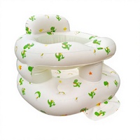 Nouveau Fauteuil Gonflable Moderne pour Bébé en PVC Confortable pour une Parentalité Mains Libres Chambre Salle de Bain Salon Parc Utilisation Extérieure