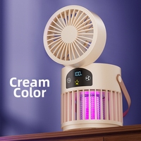 Nouvelle Piège à Moustiques Multifonctionnel 2-en-1 2026 avec Ventilateur de Bureau pour Camping en Extérieur