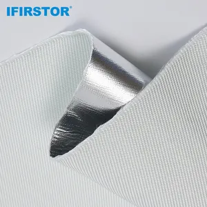 Good Quality Weather Resistant Anti Heat Woven Cloth Durable Aluminum Foil Laminated Fiberglass Fabric
