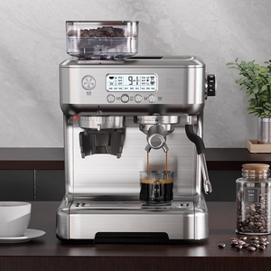Cafetera Espresso Automática Profesional de 1360W y 20 Bares, Tipo Bean-to-Cup, Italiana e Inteligente para el Hogar, para Cafetería, con 20 Bares de Presión - Product Image 2