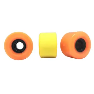 Good sliding skateboard wheels longboard wheels 70MM 74A 76A 78A 80A 82A 83A 85A 60%-90% high rebound super durable stone ground