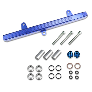 Rail de carburant en aluminium, Injection de carburant, pour Nissan <span class=keywords><strong>Silva</strong></span> S13 180SX 200SX 240SX SR20 - Product Image 1