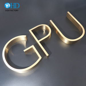 Lettere in Acciaio Inox Personalizzate Non Illuminate, Insegna Logo 3D in <span class=keywords><strong>Metallo</strong></span> <span class=keywords><strong>da</strong></span> <span class=keywords><strong>Parete</strong></span> per Decorazione Commerciale - Product Image 6