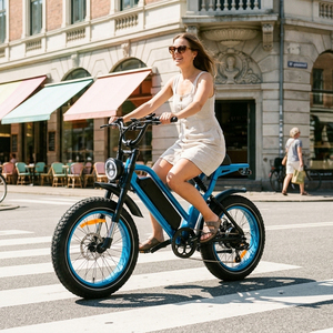 Vélo électrique tout-terrain avec pneus larges de 20*4,0 pouces, <span class=keywords><strong>moteur</strong></span> <span class=keywords><strong>Bafang</strong></span> <span class=keywords><strong>1000W</strong></span>, batterie LG 48V 20Ah, <span class=keywords><strong>vitesse</strong></span> maximale de 45 km/h, 7 vitesses - Product Image 4
