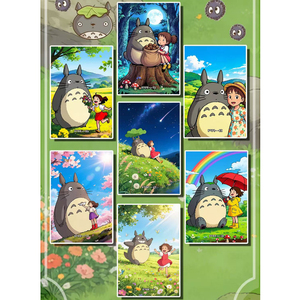 YQ 100 Pièces Nouvelles Cartes de Collection Pokémon Ghibli's Adventure Fan Art Papier Imprimé en Couleur Boîte Mystère Haute Qualité - Product Image 4