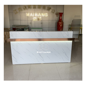 Bàn Tiếp Tân Hiện Đại Bảng Đá Cẩm Thạch Bảng UV Mẫu Bàn Tiếp Tân Văn Phòng - Product Image 2