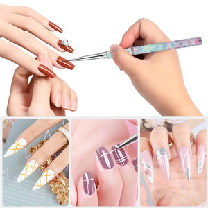 <span class=keywords><strong>ปากกา</strong></span>แต่งเล็บ<span class=keywords><strong>ล</strong></span>ายไล่สีแบบกลิตเตอร์ ดีไซน์ถอดได้ รุ่นใหม่ยอดนิยม ขนาด 7/9/12/20/25 มม. ชุดแปรงวาด<span class=keywords><strong>ล</strong></span>ายเล็บ - Product Image 6