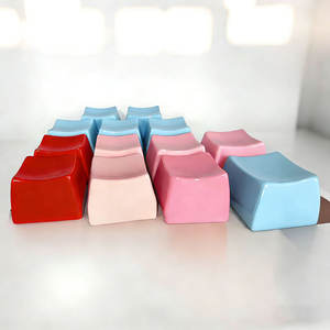 Y214B Fiberglass Wholesale Irregular Stone Chair Ice Cream Cone Chair for Outdoor Park Garden Public Space Decorative <b>Stool</b> - Product Image 4