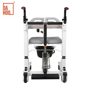 Home Care Steel Paralyzed Commode Bed Old People Patient Hydraulic Lift Transfer Chair From Wheelchair to Car