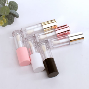 4ml Custom Large Brush Head Abs Lip Gloss <b>Tube</b> Liquid Blush Lip Scrub Packaging Container Cosmetic Empty <b>Plastic</b> <b>Tube</b> - Product Image 5