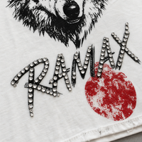 Débardeur Homme RAMAX Personnalisé avec Strass et Motif Loup Vieilli, Ourlet Brut, Style Streetwear Gothique Y2K, Vente en Gros OEM