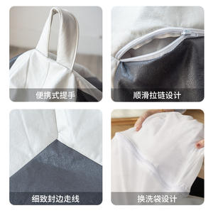 Canapé pouf style football blanc et noir, rembourrage doux, pour enfants et adultes, design une personne - Product Image 4