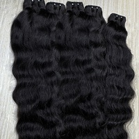 Drop Shipping Extensions de cheveux humains vierges indiens bouclés Double ondulés naturels Cheveux naturels non traités