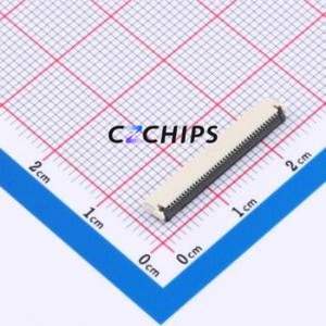 CAX-AFC34-40XIB-H1.2 FFC/FPC Connector SMD,P=0.5mm,Connector Flip Cover Type Double Side Contact / Top Bottom Contact 40P 0.5mm - Product Image 2