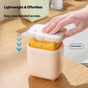 Portable <b>Plastic</b> <b>Kitchen</b> Soap Dispenser Simple Style Hand Sanitizer Detergent Presser No Power Required for Sink Change - Product Image 2